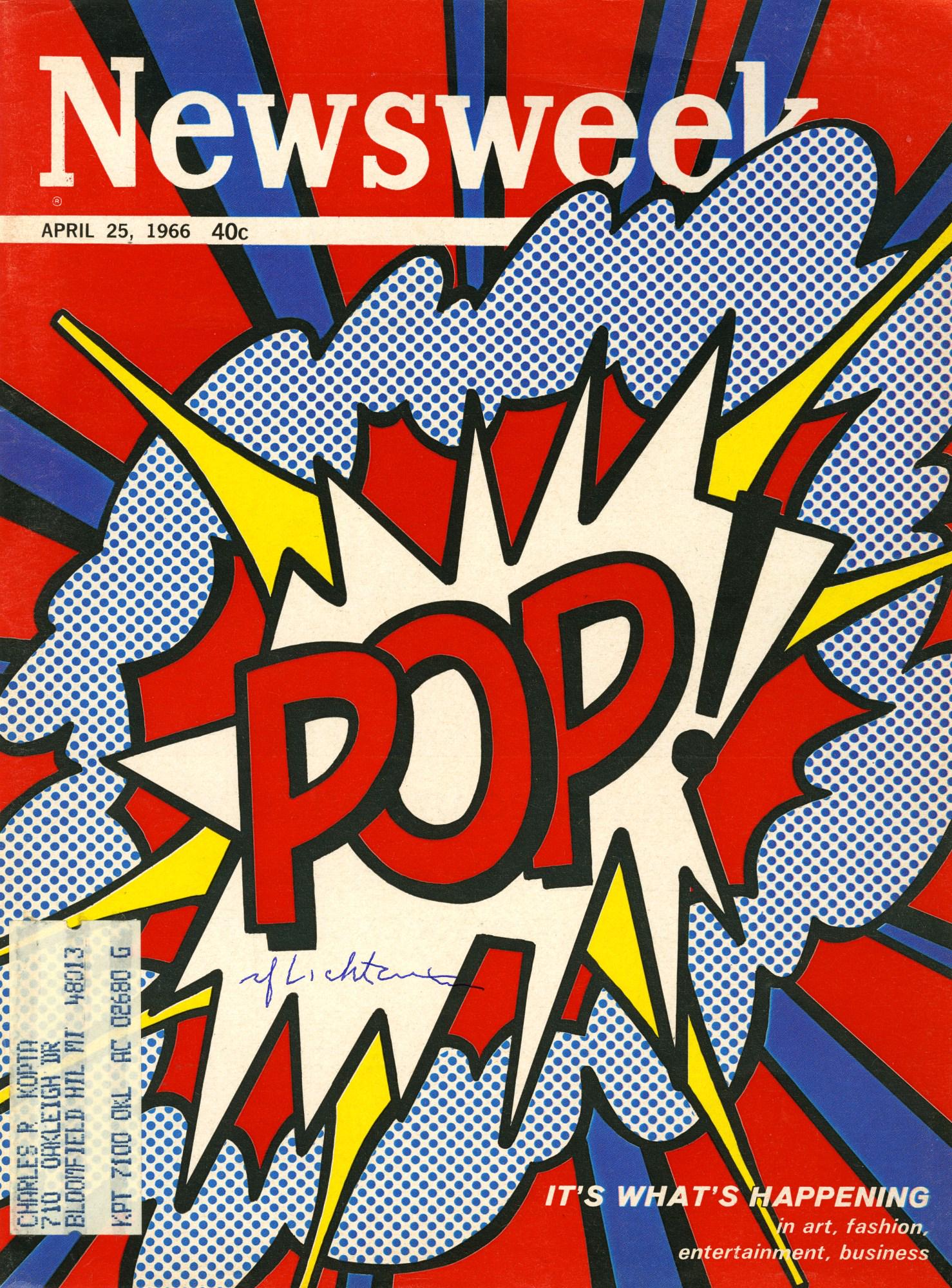 ROY LICHTENSTEIN - Pop! - Color offset lithograph (1 of 1)