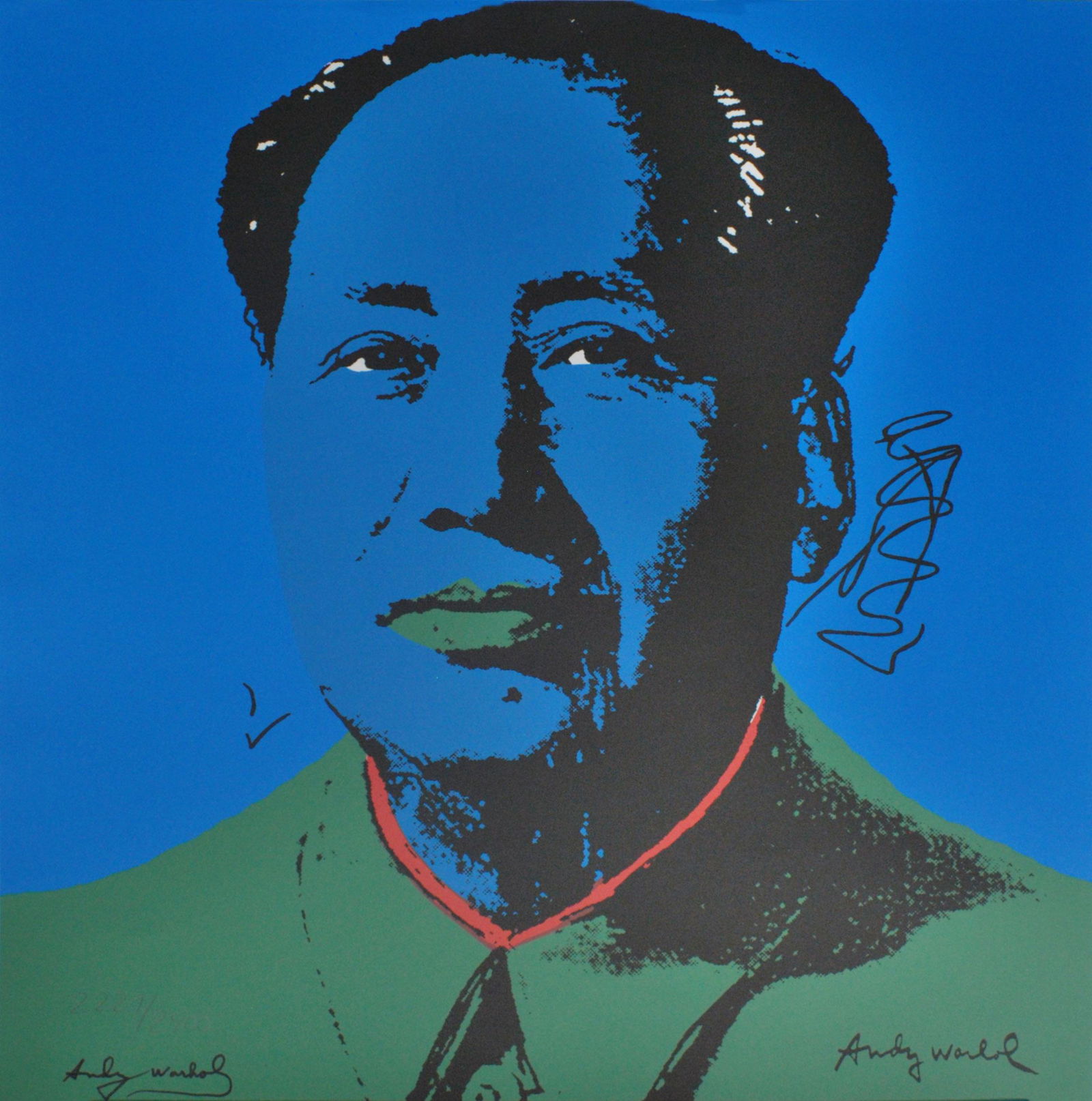ANDY WARHOL [d'apres] - Mao #10 - Color lithograph (1 of 1)