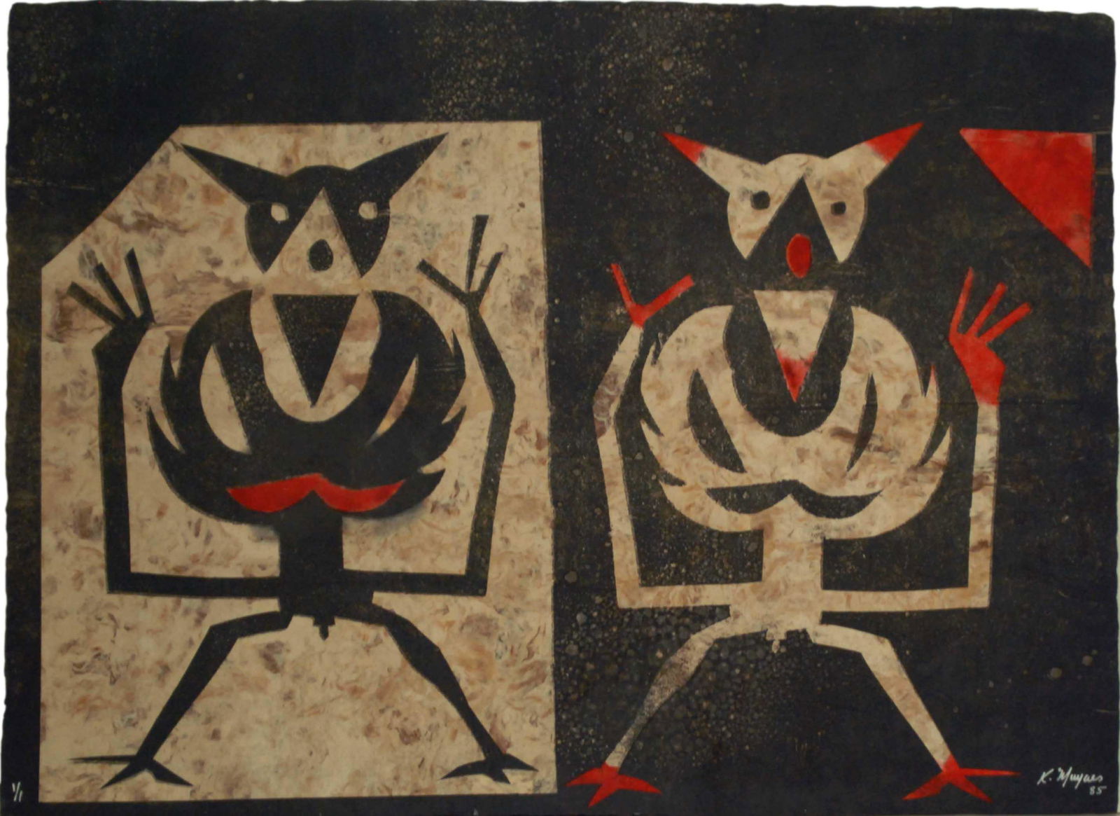 KARIMA MUYAES - Dualidad - Color monoprint (1 of 1)