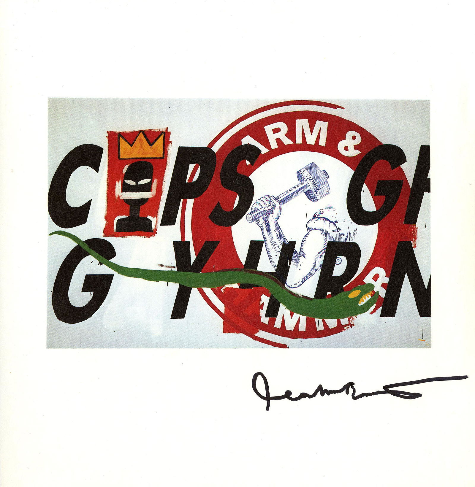 JEAN-MICHEL BASQUIAT & ANDY WARHOL - Collaboration (1 of 1)