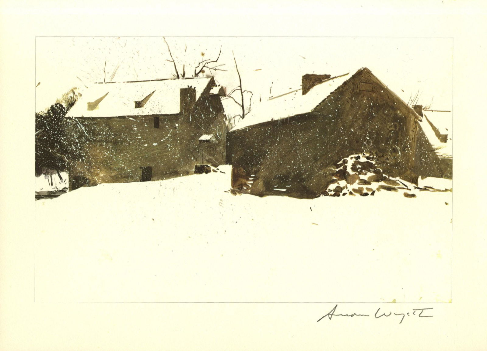 ANDREW WYETH - Brinton's Mill - Color offset (1 of 1)