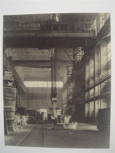 CHARLES SHEELER (American) Vintage photogravure: Charles Sheeler (American, 1883-1965). "Hoist, Ford Plant, Detroit". Vintage photogravure. 1927. Printed 1930. 9 3/8 x 7 9/16 in. (238 x 192 mm). Provenance: Seymour Hacker, Hacker Art Books, NYC. Ex-
