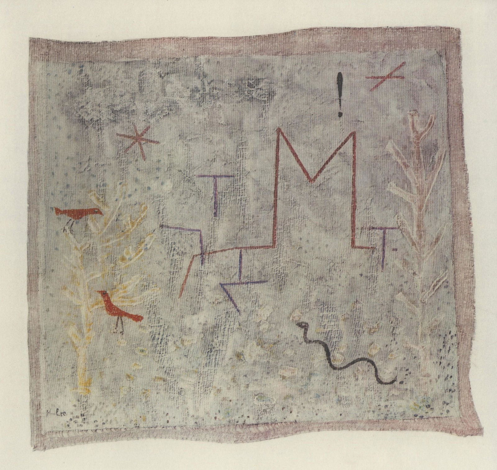 PAUL KLEE - "M" Garden Gate ["Portail du jardin M"] - (1 of 2)