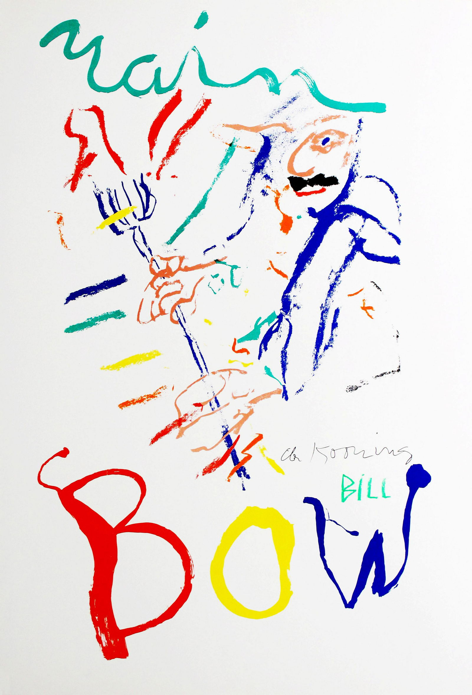 WILLEM DE KOONING - Rainbow - Devil at the Keyboard - (1 of 1)