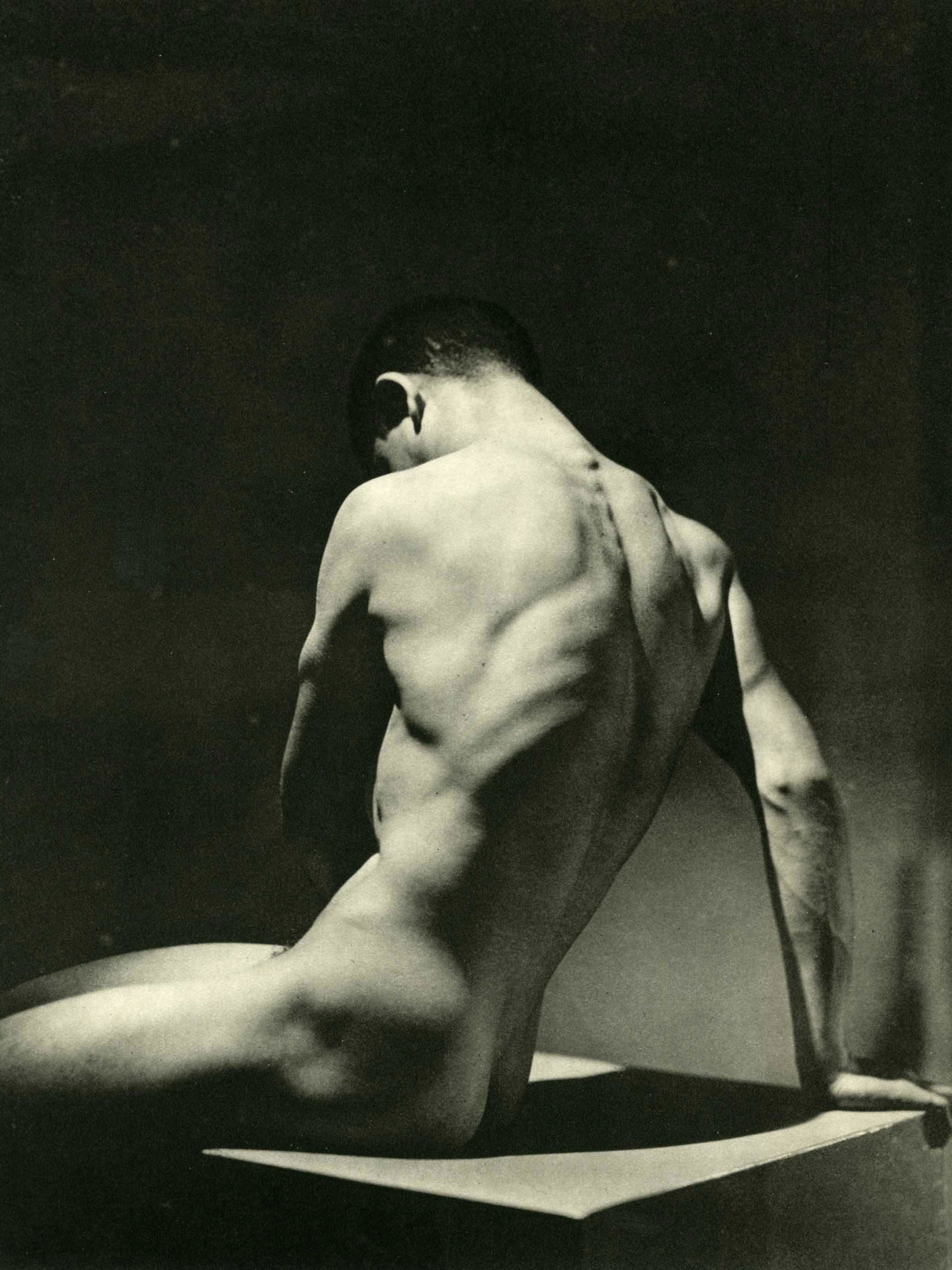 GEORGE HOYNINGEN-HUENE - Torse - Nude Male - Original: Artist: George Hoyningen-Huene (Russian/American, 1900 - 1968). Title: "Torse - Nude Male". Medium: Original vintage photogravure. Date: Composed 1930. Printed 1930. Dimensions: Image size: 9