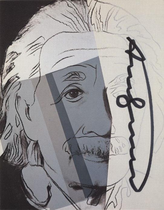 ANDY WARHOL - Albert Einstein - Color offset lithograph (1 of 2)