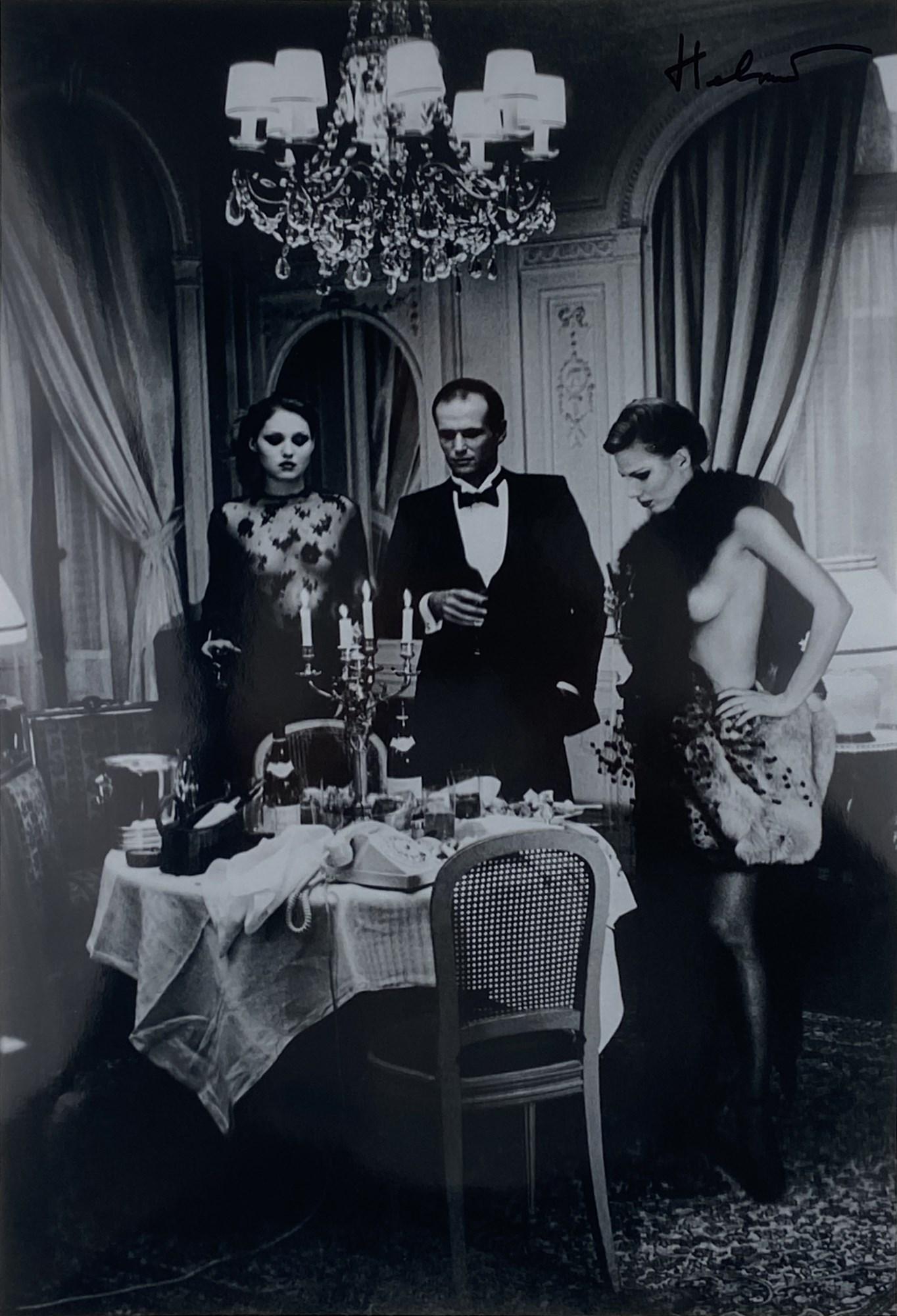 HELMUT NEWTON - Hotel Suite I, after Dinner, Paris - (1 of 1)
