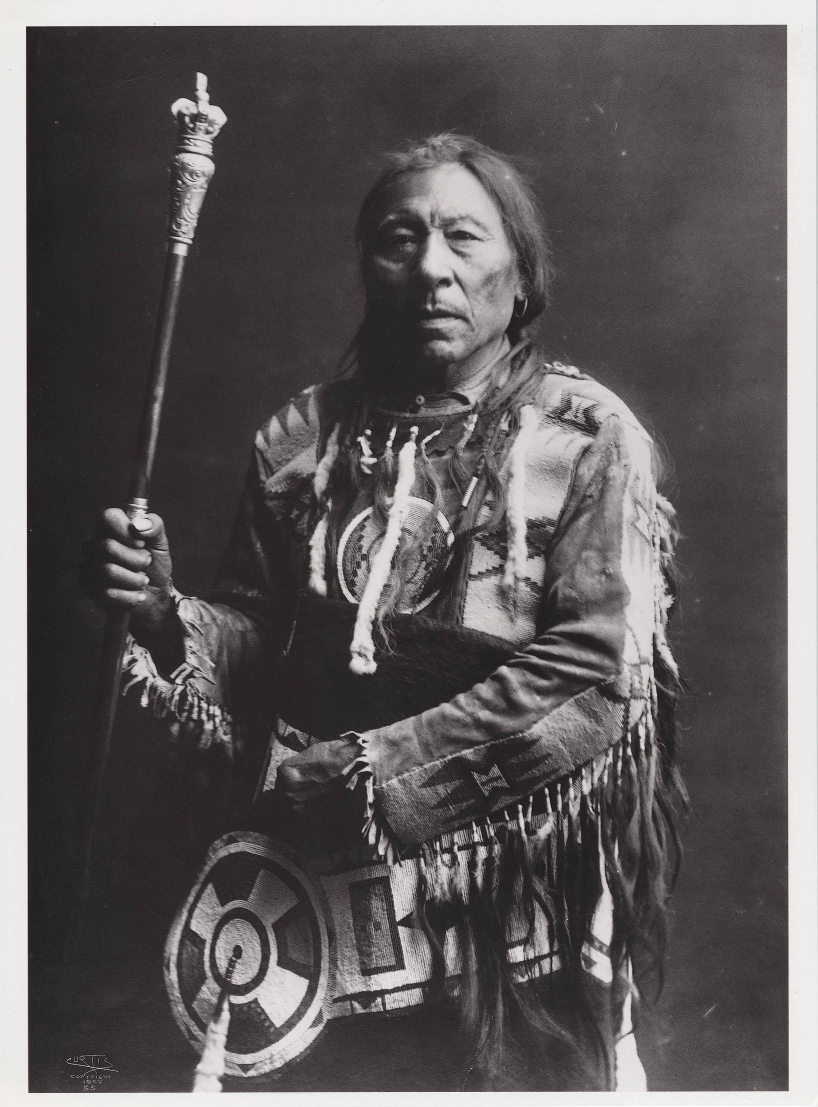 EDWARD S. CURTIS - Running Rabbit, Blackfoot - Original (1 of 1)