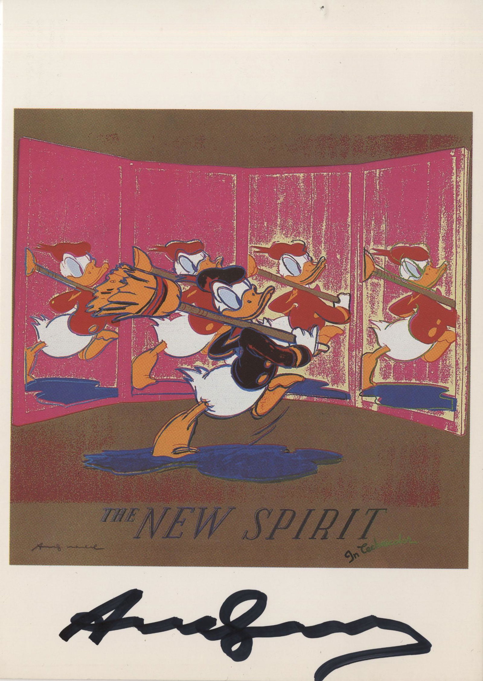 Andy Warhol (1928 1987) The New Spirit (donald Duck).