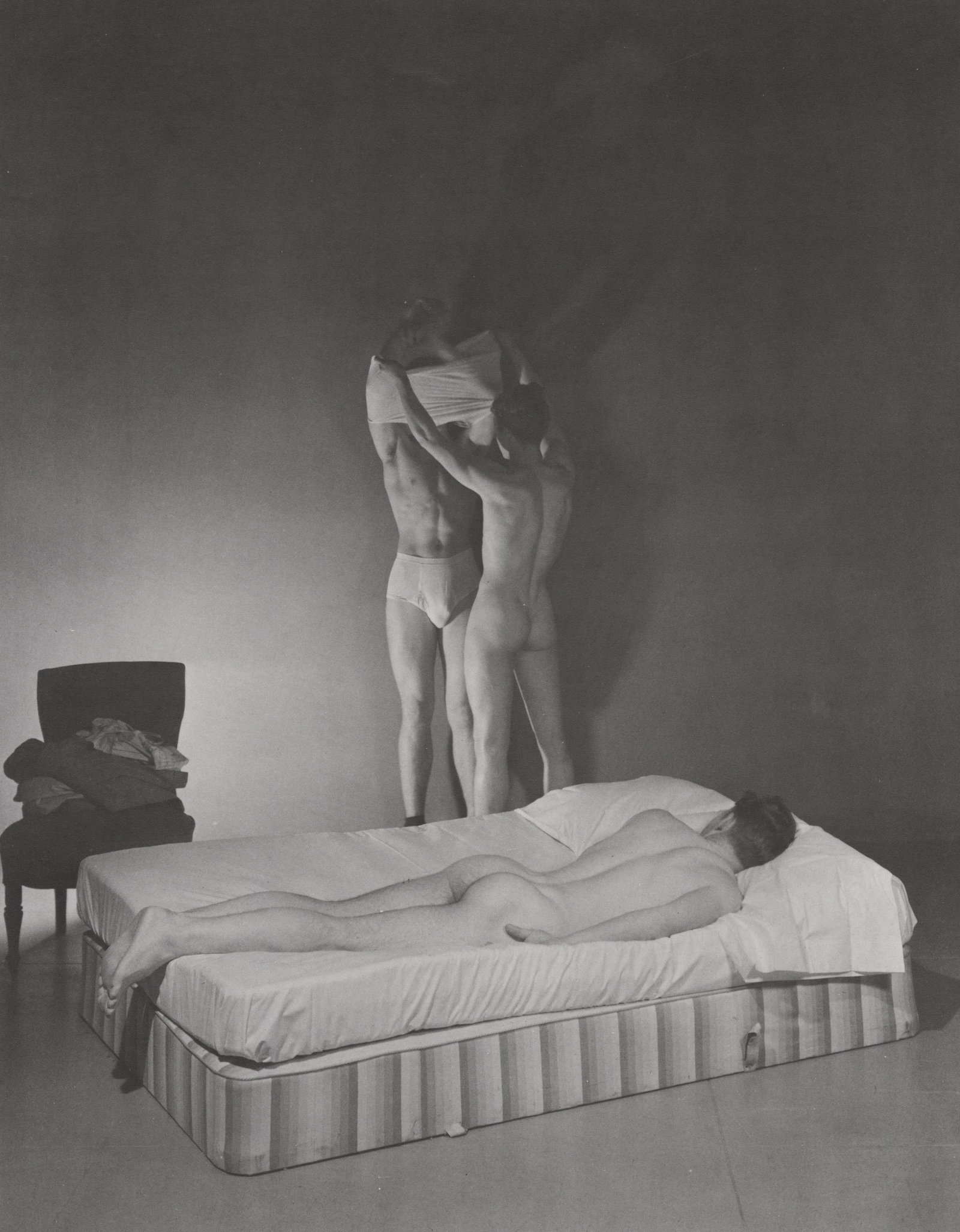 GEORGE PLATT LYNES - Underwear - Original photogravure: Artist: George Platt Lynes (American, 1907-1955). Title: "Underwear". Medium: Original photogravure. Date: Composed 1942. Printed later. Dimensions: Overall size: 11 3/8 x 8 7/8 in. (289 x 22