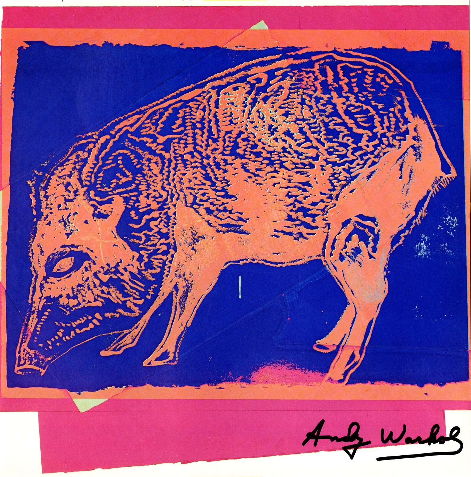 ANDY WARHOL - Giant Chaco Peccary - Color offset (1 of 1)
