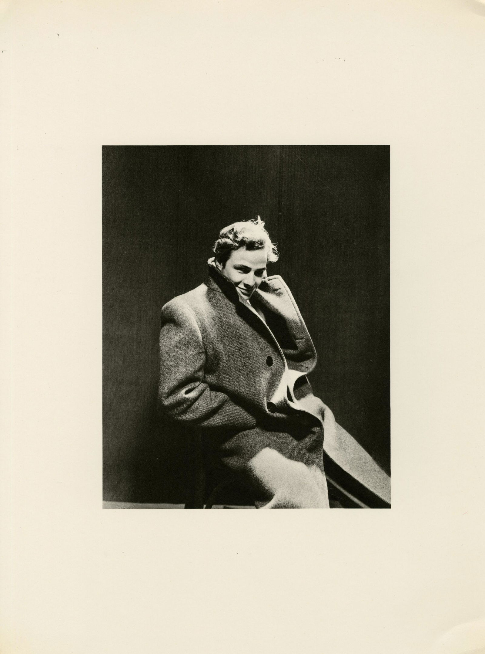 CECIL BEATON - Marlon Brando - Original photogravure: Artist: Cecil Beaton (English, 1904 - 1980). Title: "Marlon Brando". Medium: Original photogravure. Date: Composed 1947. Printed 1979. Dimensions: Overall size: 15 5/8 x 11 3/4 in. (397 x 298