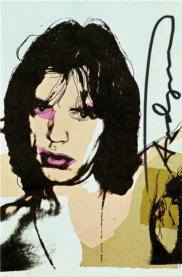 ANDY WARHOL - Mick Jagger #09 (first edition) - Color (1 of 1)