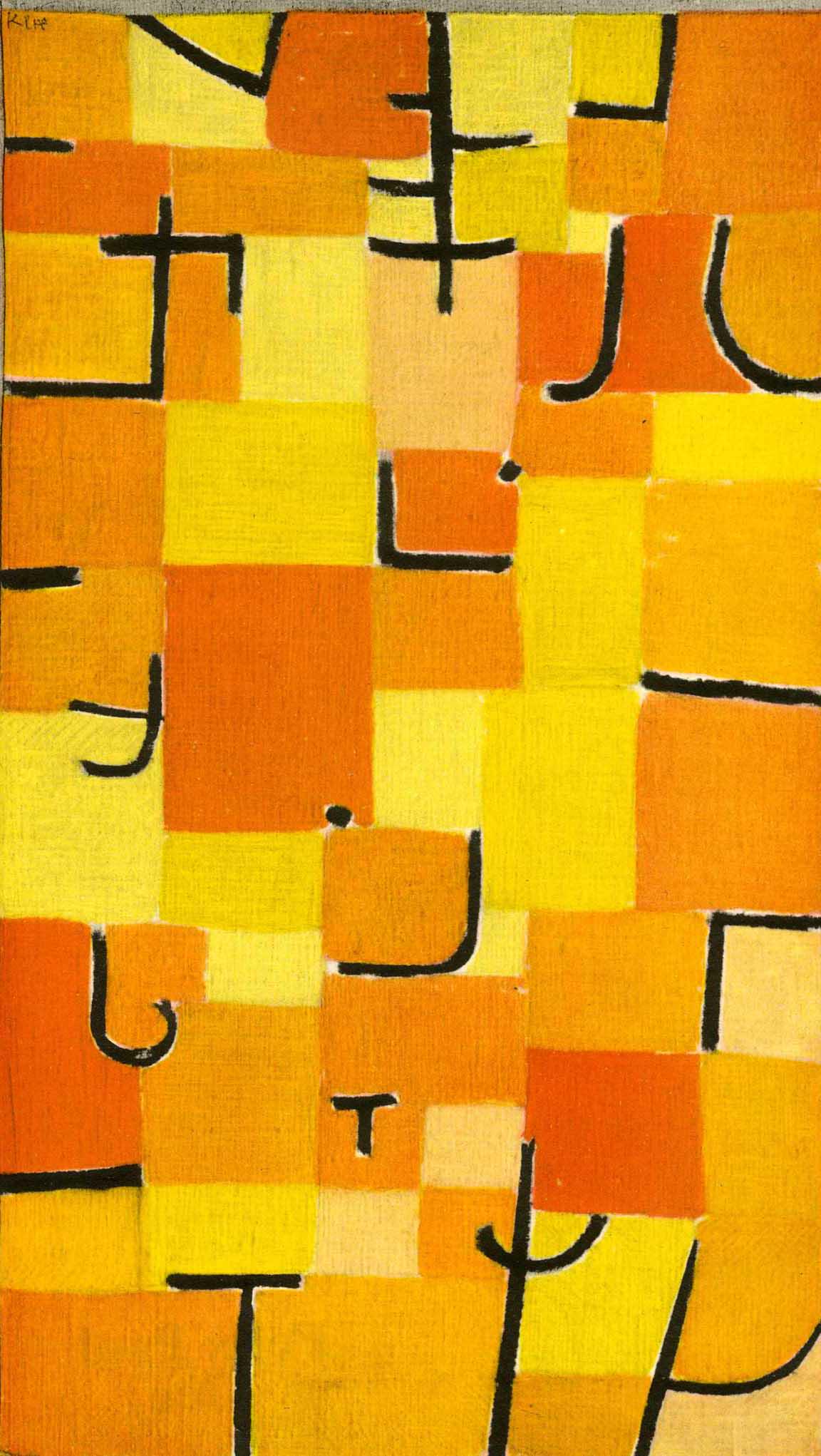 PAUL KLEE - Signs in Yellow ["Signes en Jaune"] - (1 of 2)