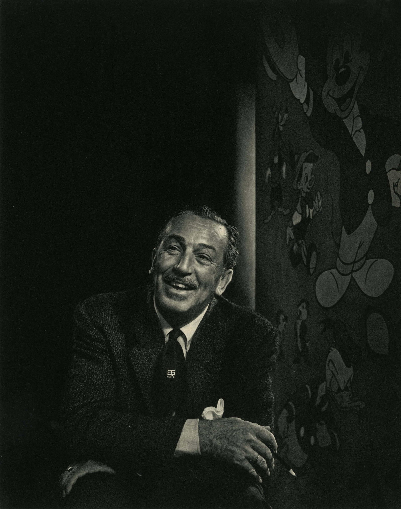 YOUSUF KARSH - Walt Disney - Original vintage: Artist: Yousuf Karsh (Armenian/Canadian, 1908-2002). Title: "Walt Disney". Medium: Original vintage photogravure. Date: Composed 1940s. Printed 1959. Dimensions: Image size: 11 15/16 x 9 3/8