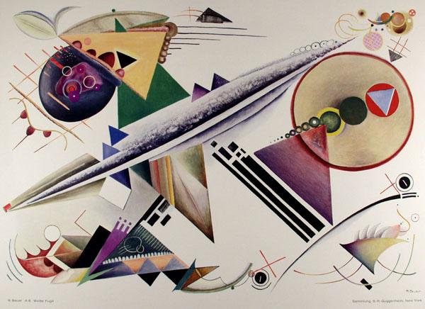 RUDOLF BAUER [AFTER] (German) Color offset lithogr