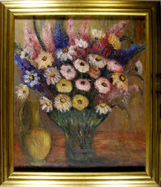 CLAUDIA L. DOBBINS (American) Oil on canvas