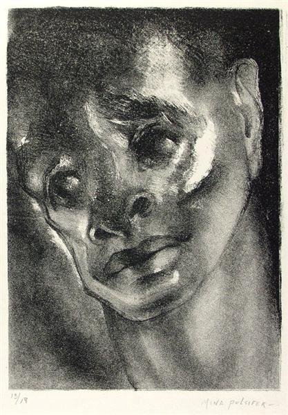 MINA PULSIFER (American) Lithograph