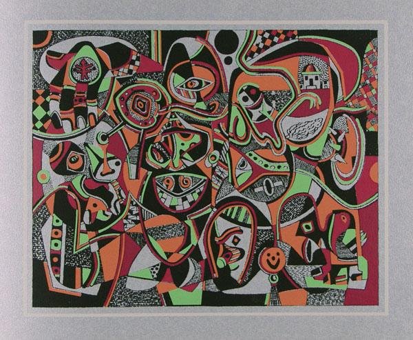 STEVE WHEELER (American) Original color silkscreen