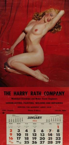 TOM KELLEY (American) Vintage color offset lithogr