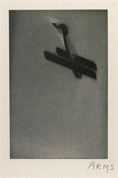 JOHN TAYLOR ARMS (American) Etching with aquatint: John Taylor Arms (American, 1887 - 1953). "Loop-the-Loop [black-and-white version]". Etching with aquatint. 1920. A proof aside from the edition. Signed in pencil, lower right, with an original signat