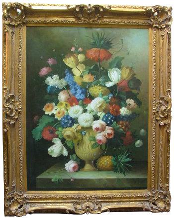 THOMAS A. LEE - Floral Still Life - Oil on canvas (1 of 10)