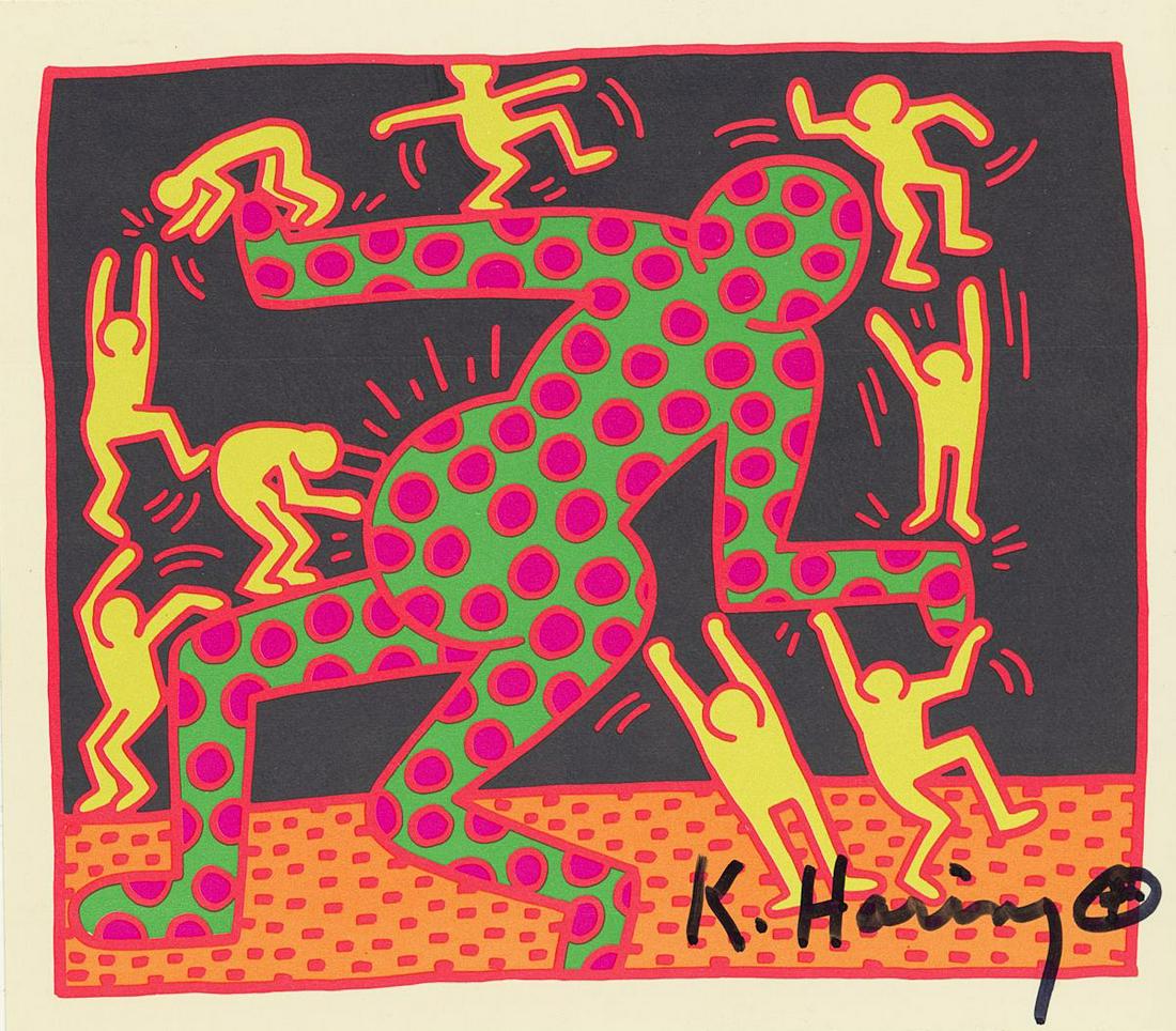 KEITH HARING - Fertility Suite #3 - Original offset (1 of 1)