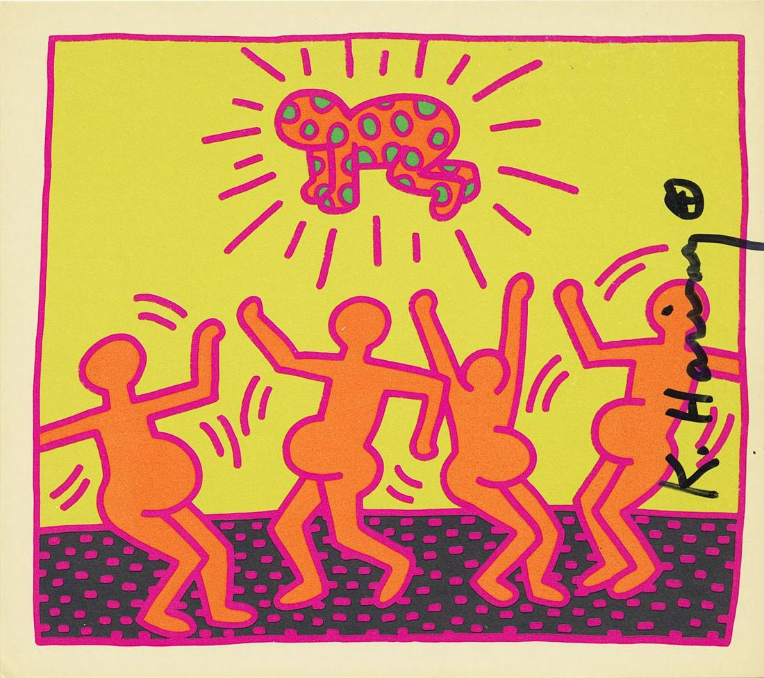 KEITH HARING - Fertility Suite #1 - Original offset (1 of 1)