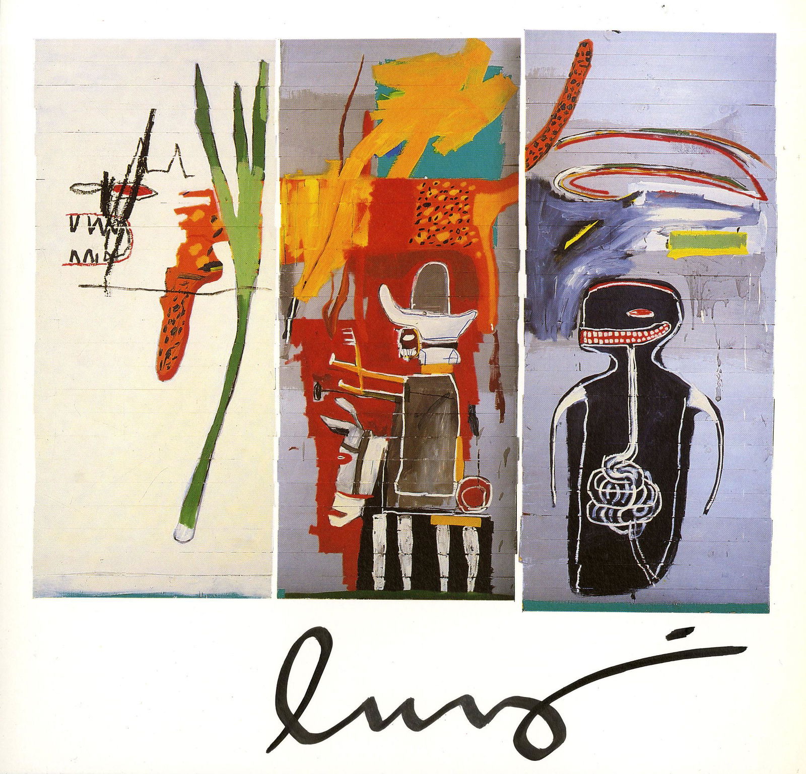 JEAN-MICHEL BASQUIAT - Untitled [1985] - Color offset (1 of 1)