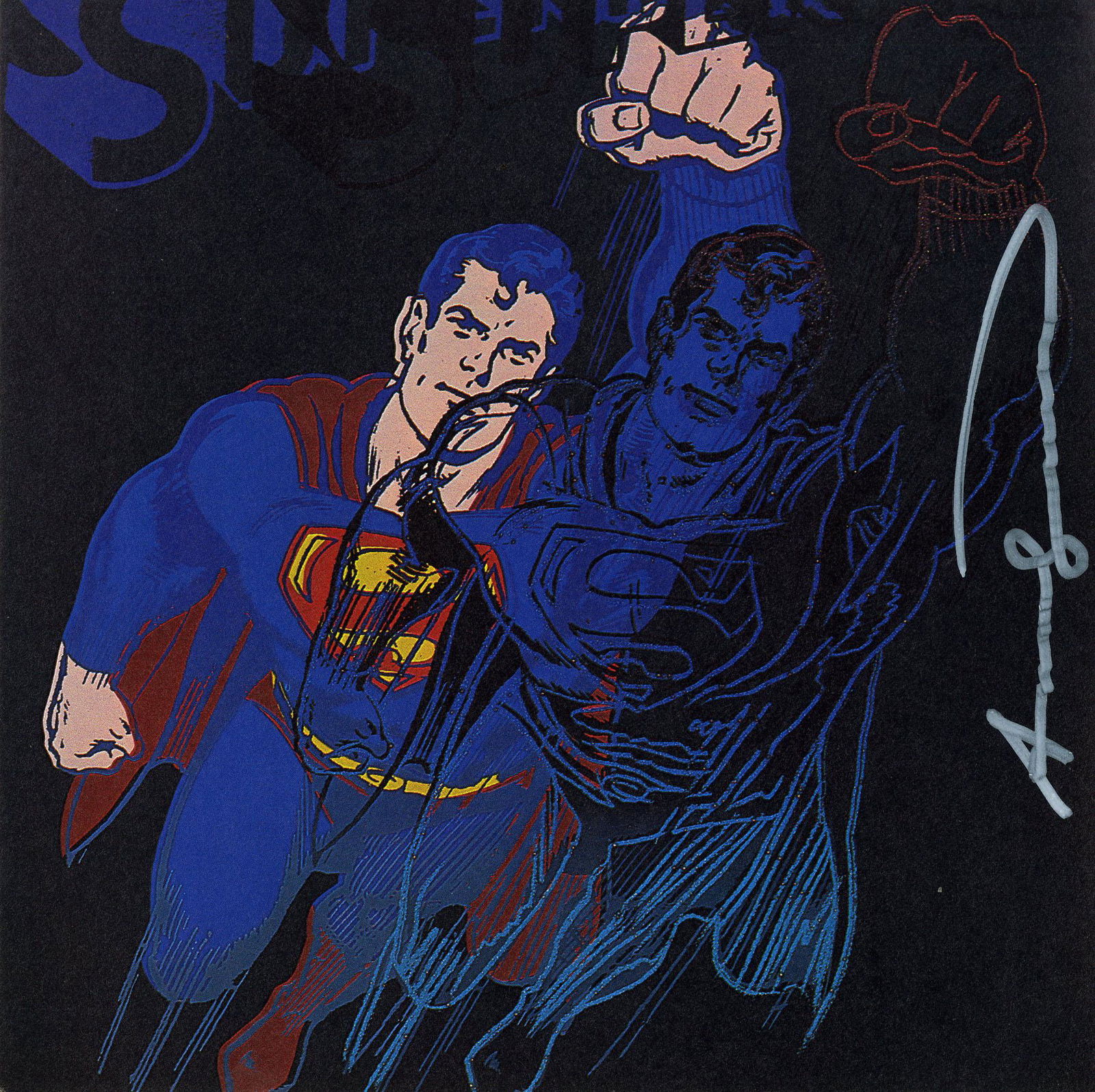 ANDY WARHOL - Superman - Color offset lithograph (1 of 5)