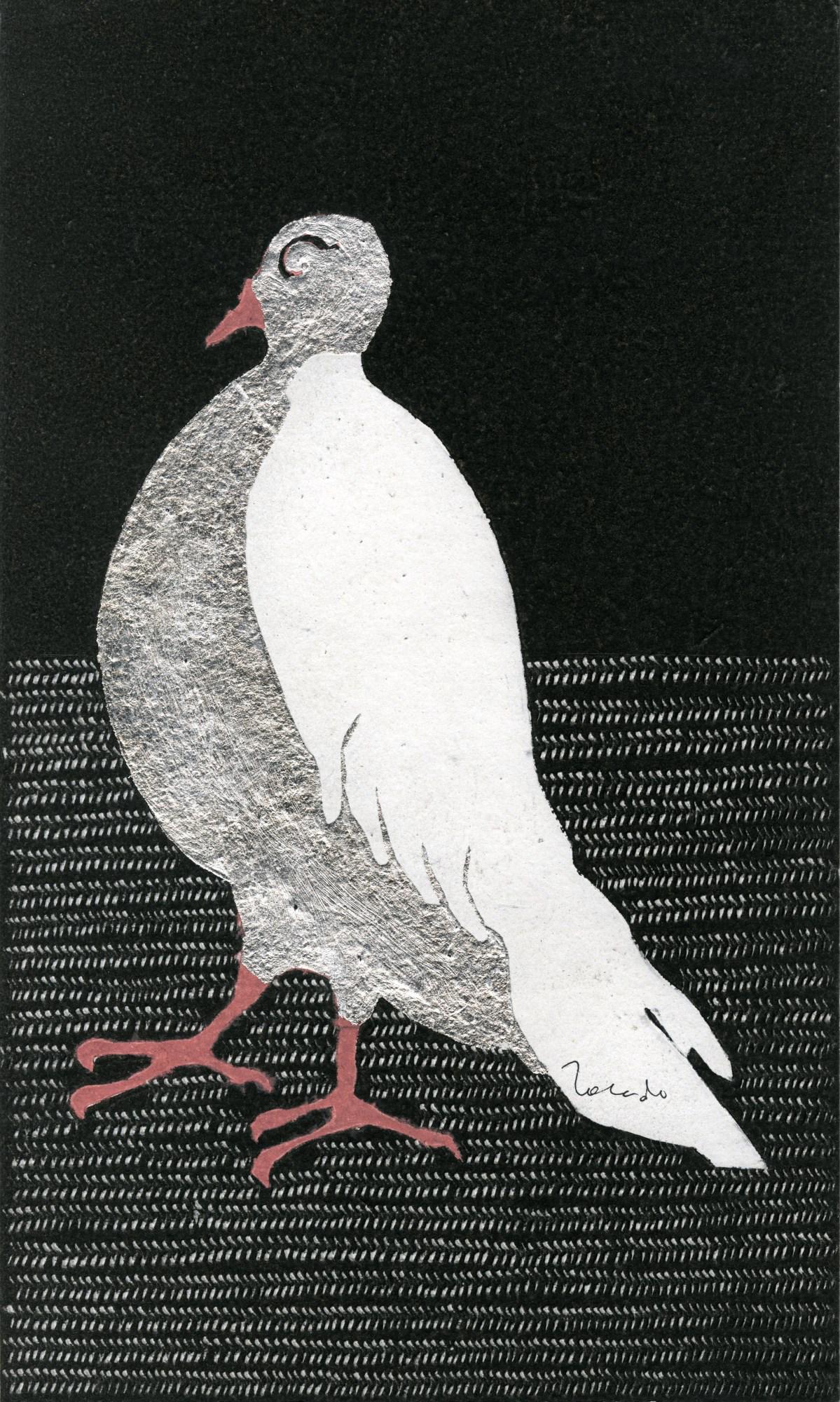 FRANCISCO TOLEDO - Paloma - Color stencil cut (1 of 1)