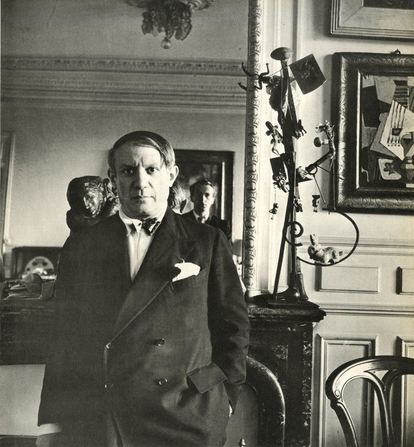 CECIL BEATON - Pablo Picasso, rue de la Boetie #1 -: Artist: Cecil Beaton (English, 1904 - 1980). Title: "Pablo Picasso, rue de la Boetie #1". Medium: Original vintage photogravure. Date: Composed 1933. Printed 1968. Dimensions: Image size: 9 1