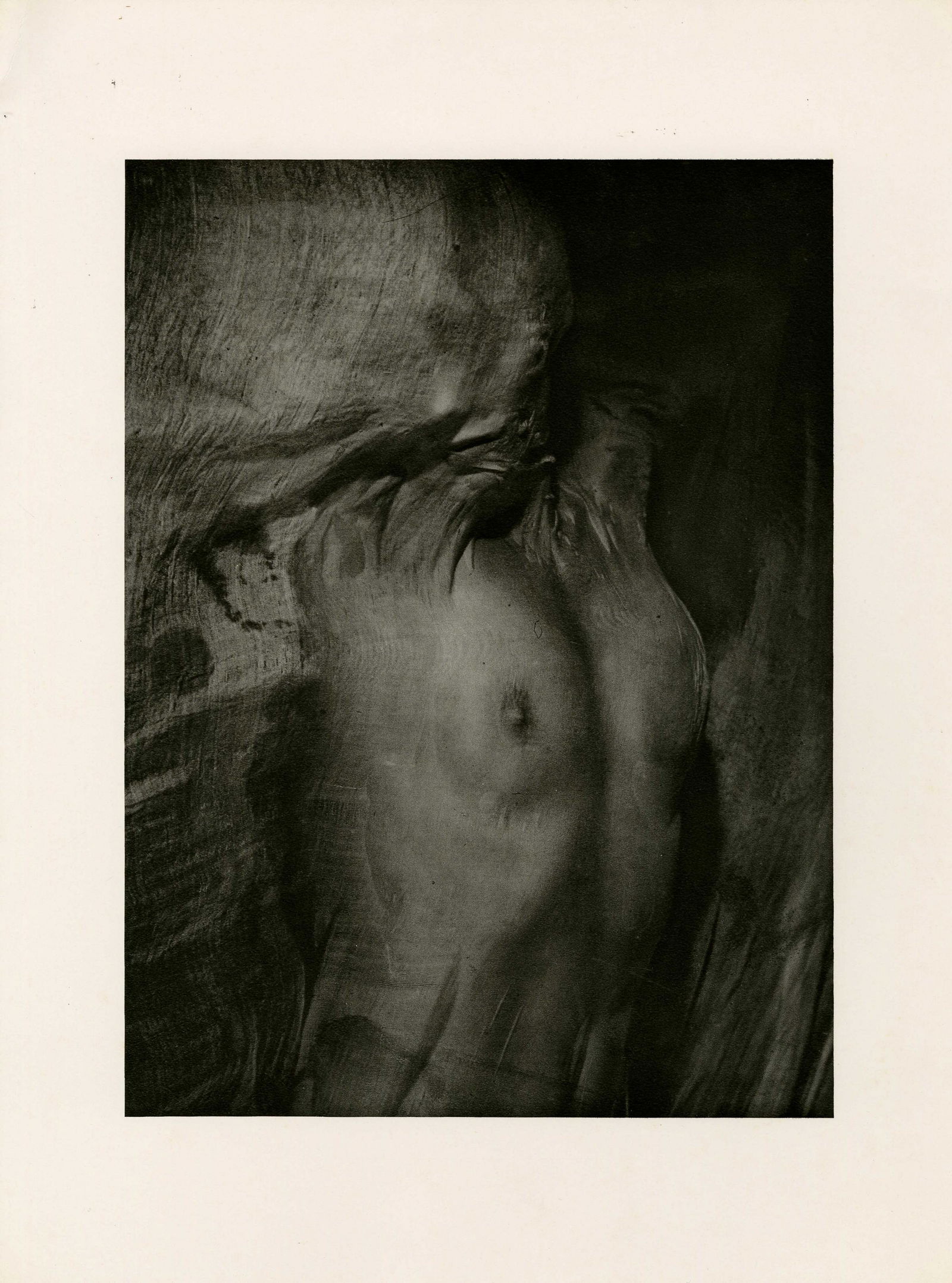 ERWIN BLUMENFELD - Nude under Wet Silk - Original: Artist: Erwin Blumenfeld (German-American, 1897-1969). Title: "Nude under Wet Silk". Medium: Original photogravure. Date: Composed 1937. Printed later. Dimensions: Overall size: 15 3/4 x 11 1
