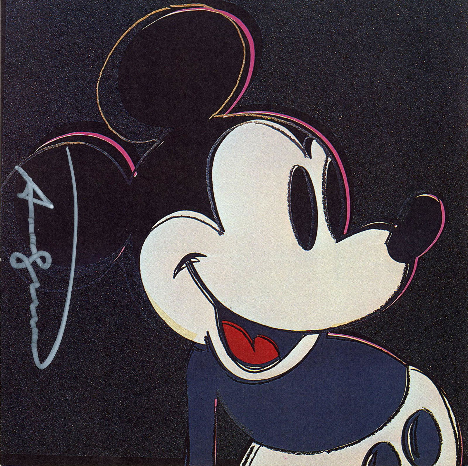 ANDY WARHOL - Mickey Mouse - Color offset lithograph (1 of 5)