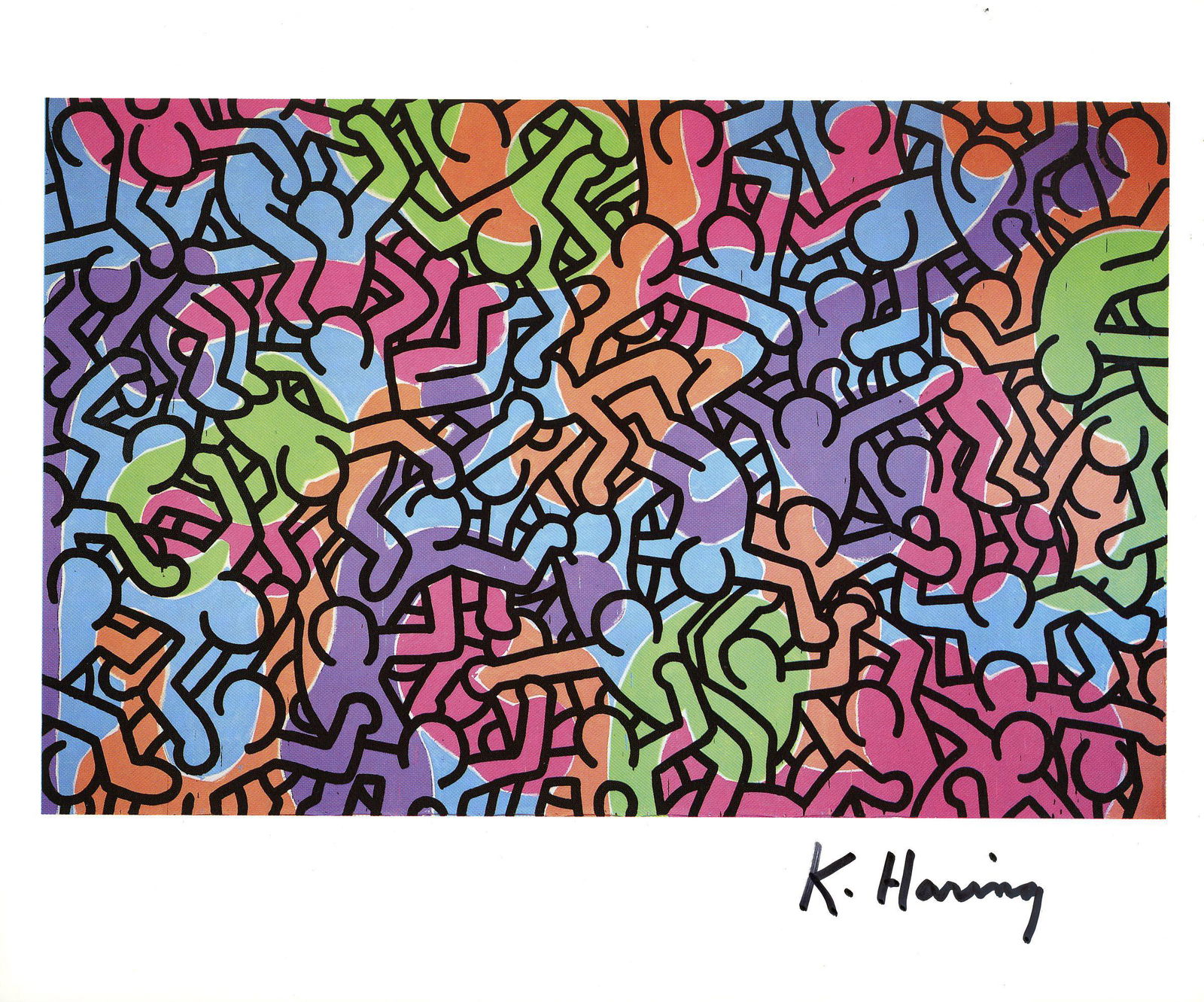 KEITH HARING - Circus - Color offset lithograph (1 of 1)