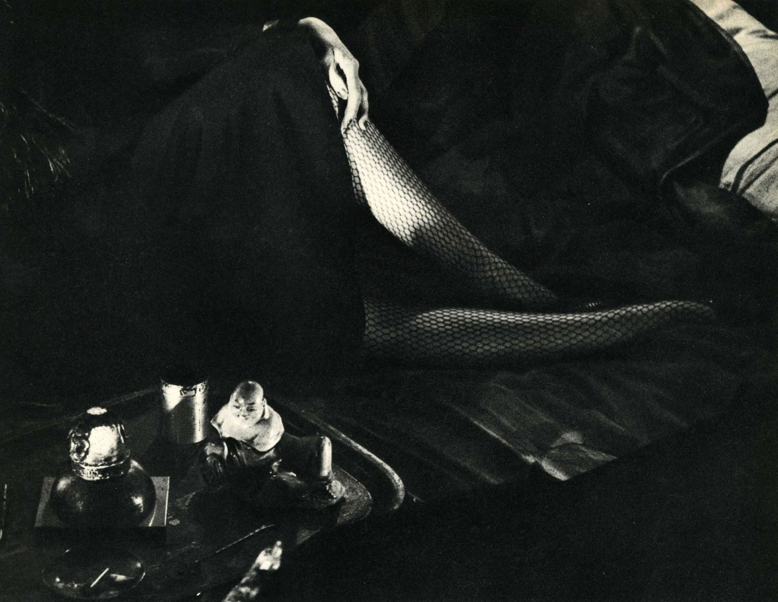 BRASSAI [gyula halasz] - Bas résille, fumerie: Artist: Brassai [gyula halasz] (Hungarian/French, 1899-1984). Title: "Bas résille, fumerie d'opium [opium den]". Medium: Original vintage photogravure. Date: Composed c1931-1932. Printed 1933.