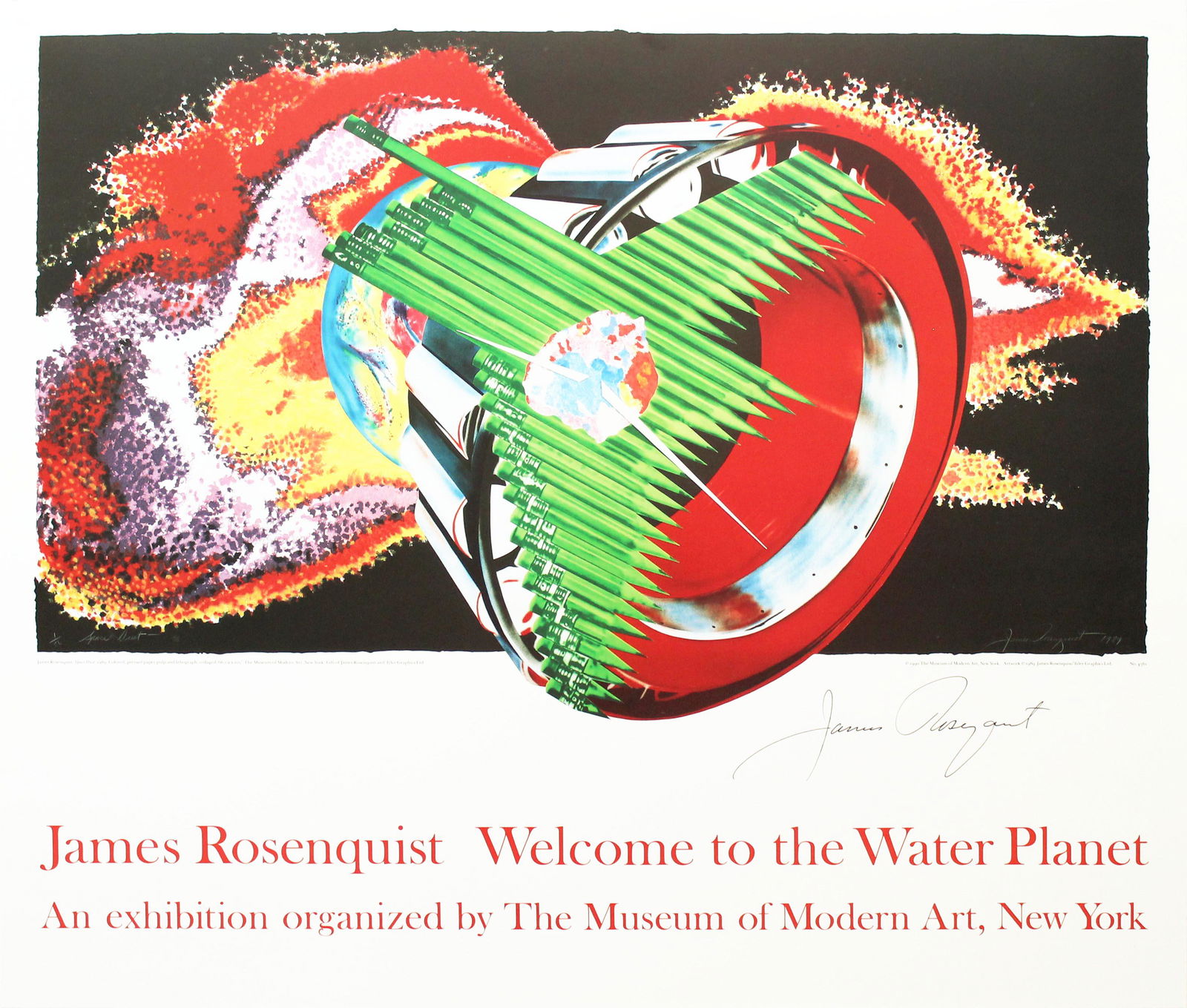 JAMES ROSENQUIST - Welcome to the Water Planet: Space (1 of 1)