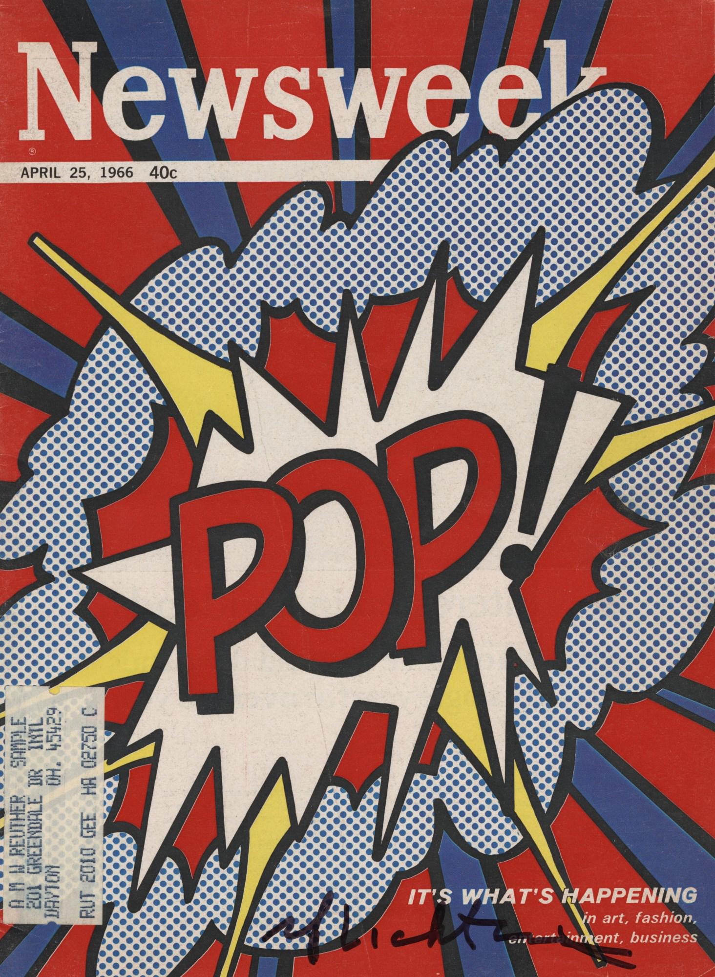 ROY LICHTENSTEIN - Pop! - Color offset lithograph (1 of 1)