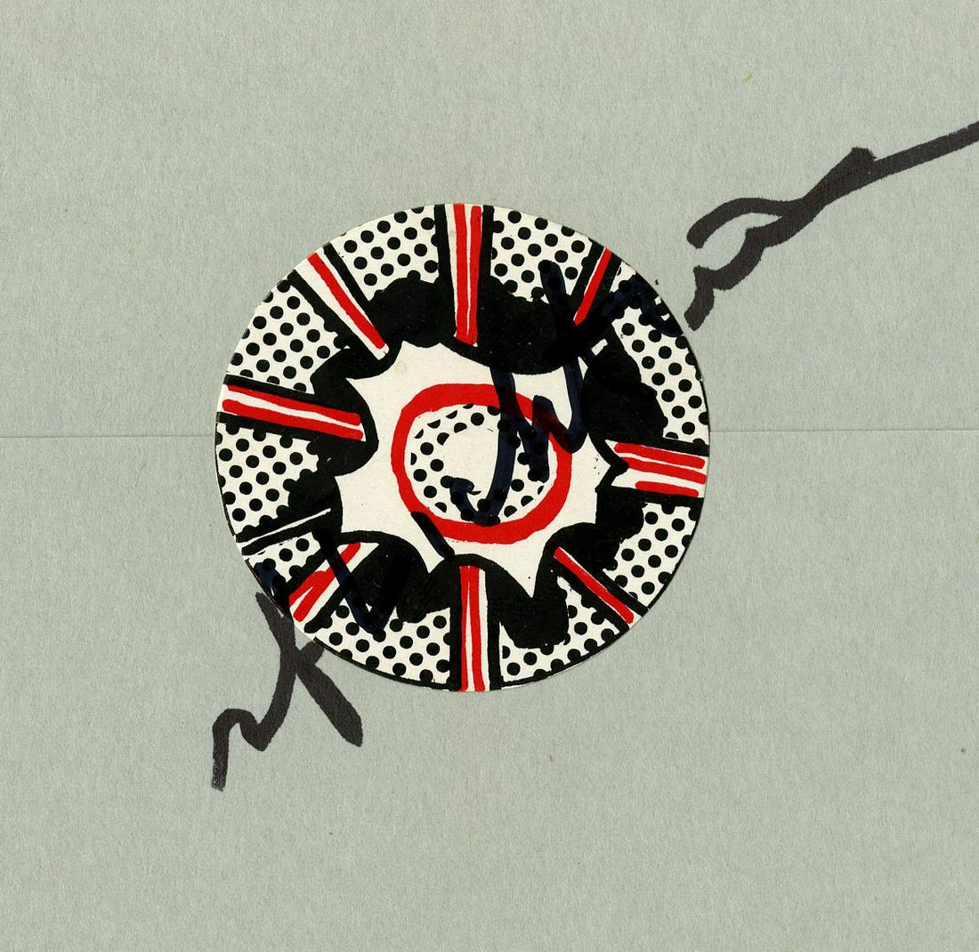 ROY LICHTENSTEIN - Pop Art One - Color offset (1 of 4)