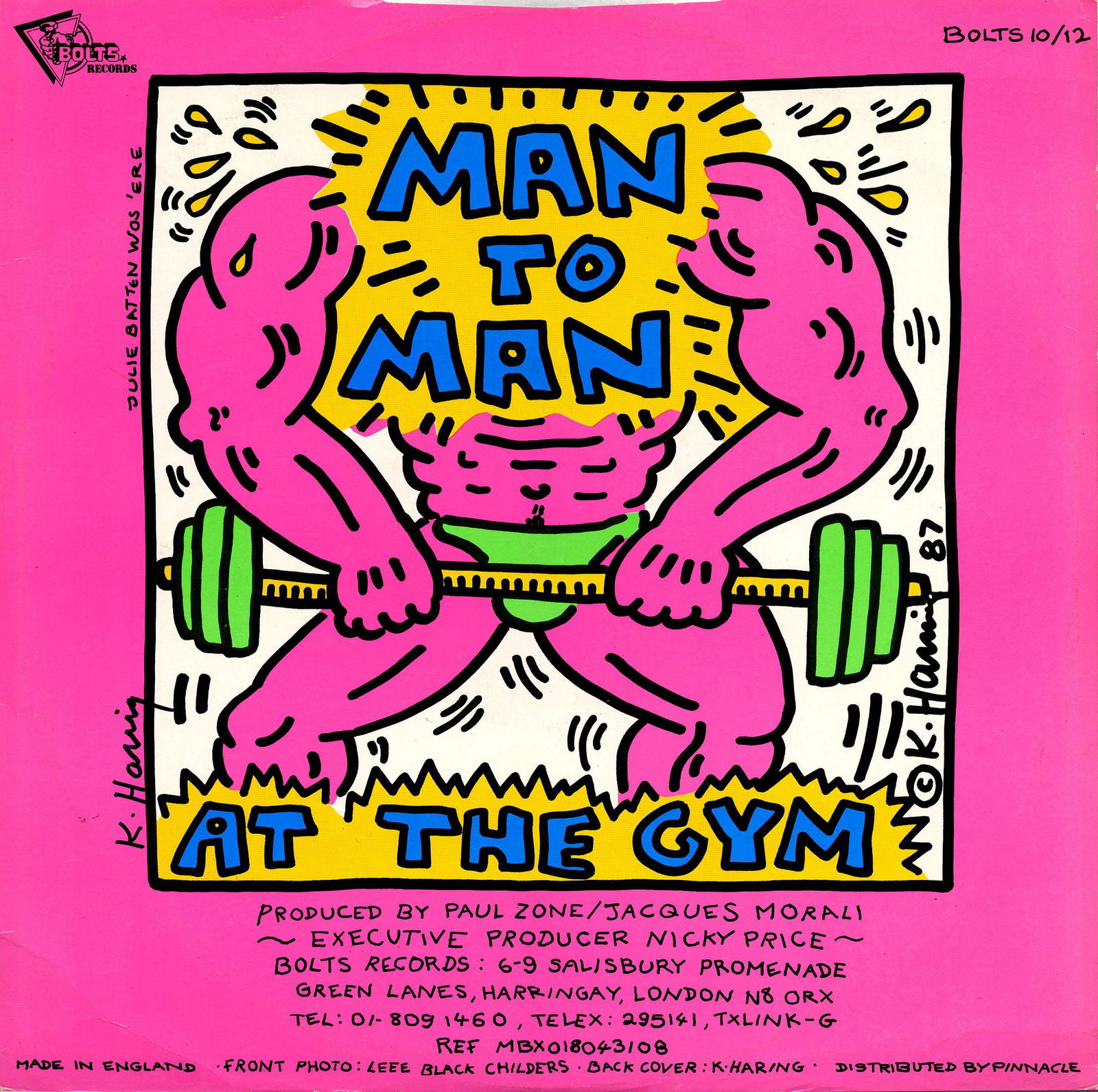 KEITH HARING - Man to Man: At the Gym - Original color (1 of 1)