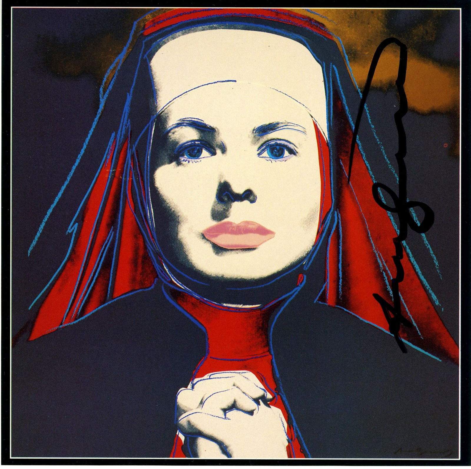 ANDY WARHOL - Ingrid Bergman: The Nun (02) - Color (1 of 1)