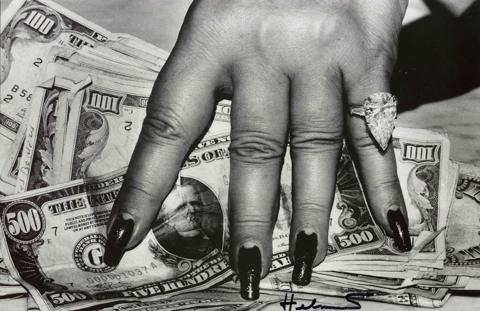 HELMUT NEWTON - Fat Hand and Dollars - Original (1 of 1)