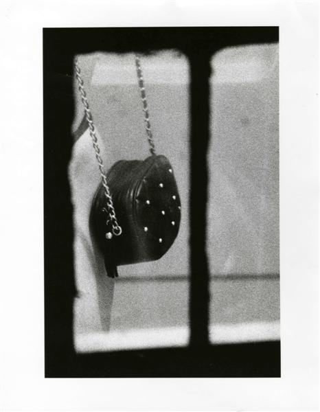 MERRY ALPERN (American) Vintage gelatin silver pri: Merry Alpern (American, b.1955). "Shopping: Purse". Vintage gelatin silver print. 1997-1999. Printed 1999. Signed in pencil, verso. 11 11/16 x 7 7/8 in. (297 x 200 mm). [24052]
