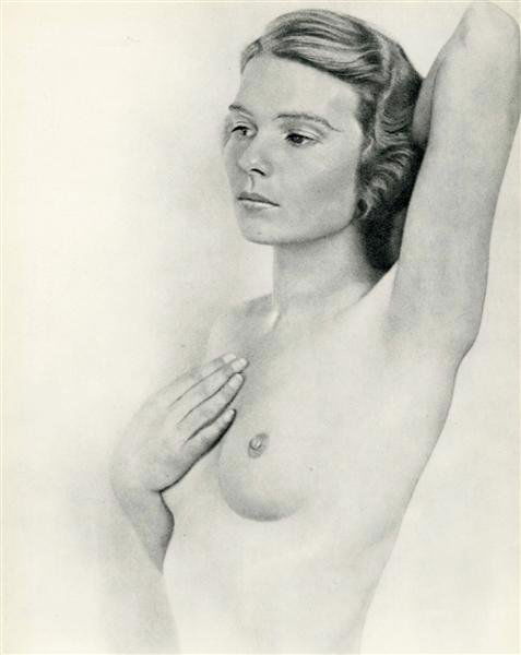 BILL BRANDT (English) Original vintage photogravur: Bill Brandt (English, 1904-1983). "Nude #87". Original vintage photogravure. c1934. Printed 1935. 10 13/16 x 8 5/8 in. (275 x 219 mm). [24160]