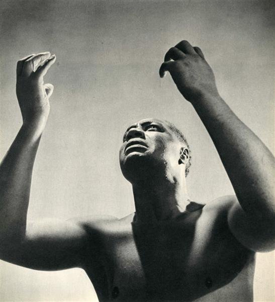 FRITZ HENLE (German) Original vintage photogravure: Fritz Henle (German, 1909-1993). "Composition #35". Original vintage photogravure. c1947. Printed 1947. 9 1/4 x 8 9/16 in. (235 x 217 mm). [24226]
