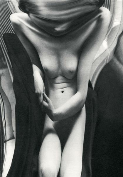 ANDRE KERTESZ (Hungarian/American) Original vintag: Andre Kertesz (Hungarian/American, 1894-1985). "Femme Nu #38". Original vintage photogravure. c1935. Printed 1935. 9 1/4 x 6 5/8 in. (235 x 168 mm). [22637]