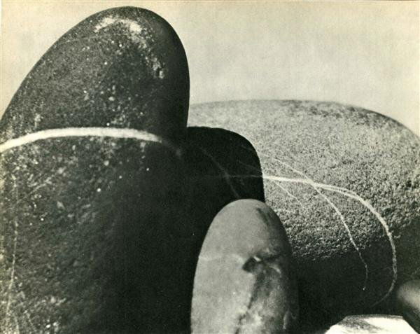 MAN RAY (American) Original vintage photogravure: Man Ray (American, 1890 - 1976). "Pebbles". Original vintage photogravure. 1933. Printed 1934. 7 1/16 x 8 15/16 in. (179 x 227 mm). See: www.manraytrust.com, pg.31. Image copyright © ADAGP/BNF - Arti