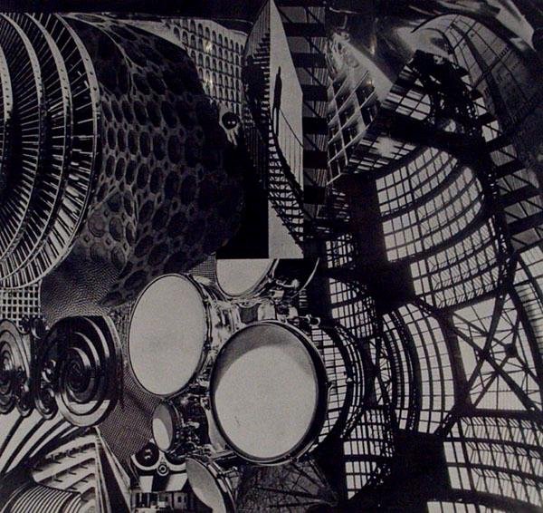 MANUEL ALVAREZ BRAVO MARTINEZ (Mexican) Vintage g: Manuel Alvarez Bravo Martinez (Mexican, b.1927). "Drum Set Stairway". Vintage gelatin silver print. c1960s. Printed c1960s. Signed in pencil on the mount. 9 x 9 5/8 in. (229 x 244 mm). Sheet Size: 9 x