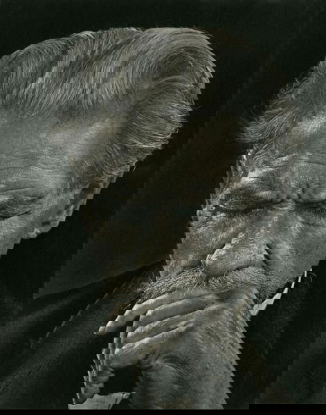 YOUSUF KARSH (Armenian/Canadian) Original vintage: Yousuf Karsh (Armenian/Canadian, 1908-2002). "George Bernard Shaw". Original vintage photogravure. 1943. Printed 1959. Fine condition. 11 15/16 x 9 3/8 in. (303 x 238 mm). [24778]