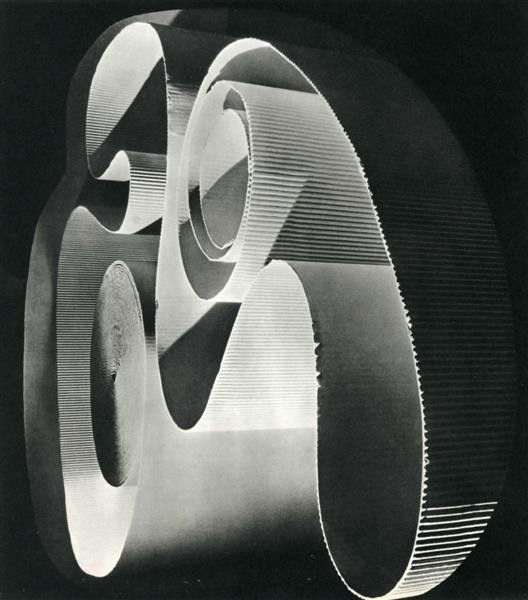 HERBERT LIST (German) Original vintage photogravur: Herbert List (German, 1903-1974). "Kartonrollen Wallen". Original vintage photogravure. c1937. Printed 1937. 9 7/16 x 8 3/8 in. (240 x 213 mm). [23891]